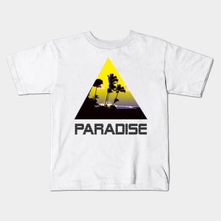 PARADISE ISLAND TSHIRT - MINIMALIST Kids T-Shirt